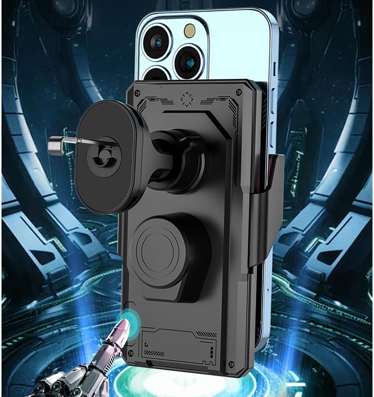 Fast-Charging Wireless Car Charger for i Phone Pro Max & Samsung Galaxy S Series – 15 W Auto-Clamping Vent Mount with Enhanced Compatibility for Safe Hands-Free Use while Driving – Sleek, Durable Design for All Models from i Phone 11 to 16 Pro Max and Galaxy S21 to S24