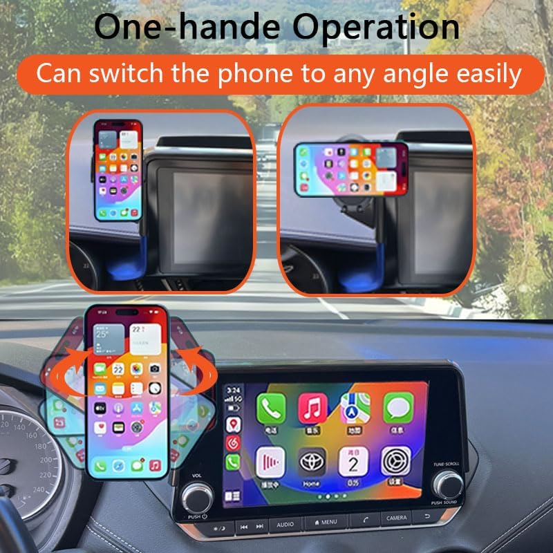 Elevate Your Nissan Driving Experience with the Ultimate 8-Inch Screen Car Phone Holder for 2021-2025 Rogue, 2020-2025 Sentra, and 2019-2025 Altima – Hands-Free, Durable Mount for Seamless Integration and Enhanced Safety, Effortless Installation, and Adjustable Viewing Angles