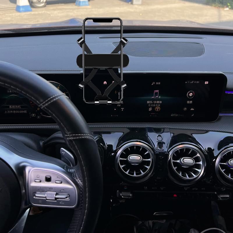 Innovative Phone Mount for 2019-2024 Mercedes GLB, EQA, EQB, and A-Class W177 – Smart 10.25-Inch Navigation Cradle for Optimal Connectivity and Safety – Effortless Tool-Free Setup with Adjustable Viewing Angles – Essential Automotive Accessory for a Connected Driving Experience