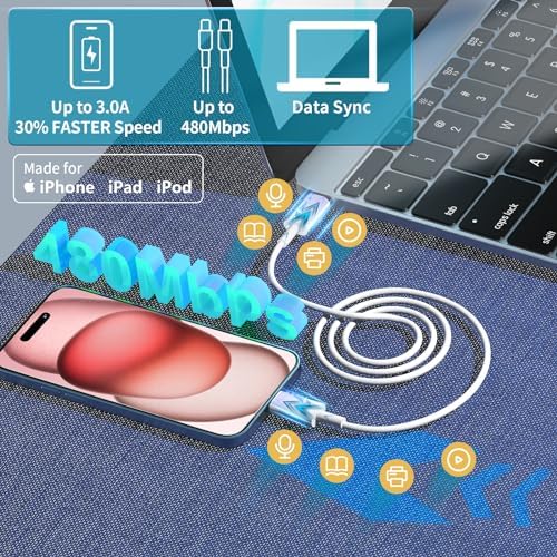 Rapid 20 W USB-C Wall Charger Duo for i Phone 14 & More – Stuffcool MFi Certified 6 FT Type C to Lightning Cable Included – Compact Fast Charging Power Adapter for Swift Device Recharging & Ultimate Safety Features