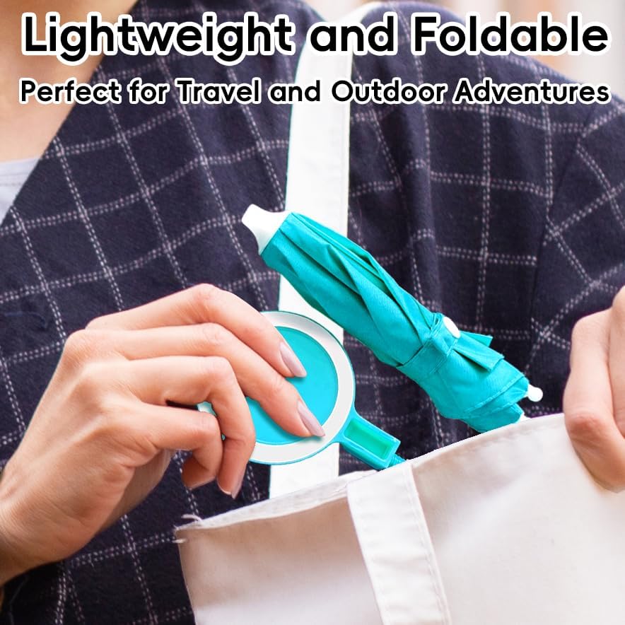 Portable Black Magnetic Phone Umbrella with Adjustable 360° Shade, Foldable Sun Protection & Built-in Ring Holder – i Phone 12-16 Compatible and More Devices, Magnetic Sticker for Quick Setup and Enhanced Functionality