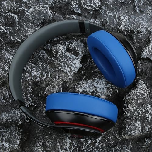 Upgrade Your Audio Experience with Premium Noise-Isolating Memory Foam Ear Pads for Studio 2 & 3 Headphones – Waterproof Protein Leather Cushions in Blue for Unmatched Comfort and Enhanced Sound Quality