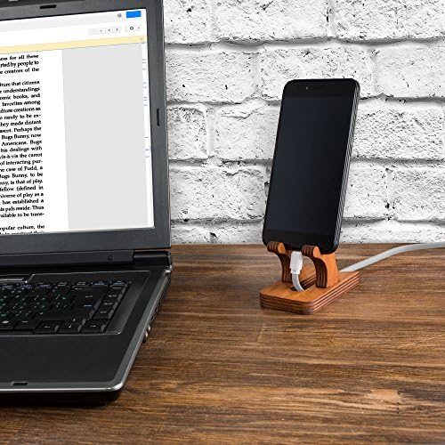 Rostmary Eco-Friendly Birch Plywood Tablet and Phone Stand – Stylish Desktop Dock for i Phone, i Pad, Samsung, and More – Versatile Lightweight Holder for E-Readers, Makeup Mirrors, Artwork, and Photos – Enhanced Stability for Ultimate Organization and Convenience