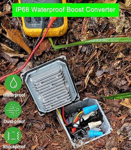 High-Performance 48 V to 12 V DC-DC Step Down Converter by Eagwell – 120 W Power Supply with Built-in Fuse for Maximum Safety – Perfect for Golf Carts, Scooters, RVs, and Marine Use – Reliable Voltage Reduction for Enhanced Device Efficiency and Versatility