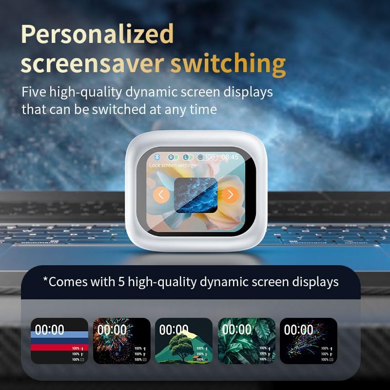 Premium Bluetooth Wireless Earbuds with Touch Control – IPX5 Waterproof for Enhanced Durability – Noise Isolation & 360° Surround Sound for Ultimate Listening Experience – Ideal for Fitness & Everyday Use (White)