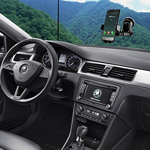 i Ottie Easy One Touch 3 Car Phone Mount for i Phone XS Max & Samsung Galaxy S Series – Premium Adjustable Viewing Angles with Strong Suction for Enhanced Safety & Universal Compatibility