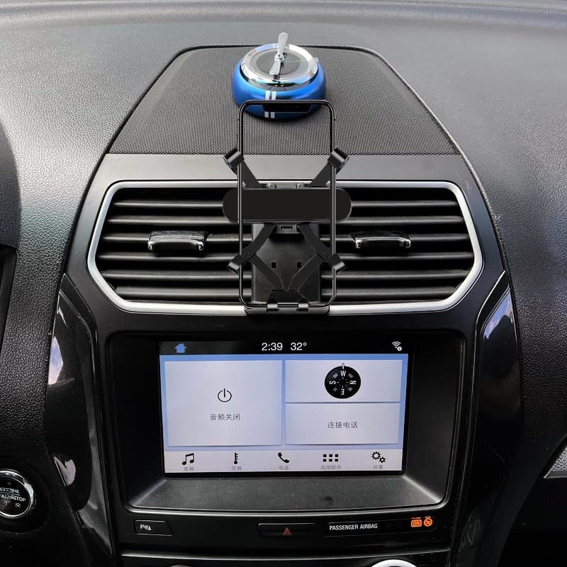 Elevate Your Driving Safety: Custom-Fit Car Phone Holder for 2011-2019 Ford Explorer – Durable Vent-Mount Cradle for All Smartphone Models, Ensures Easy Access and Hands-Free Functionality in Vehicle Interior Accessories