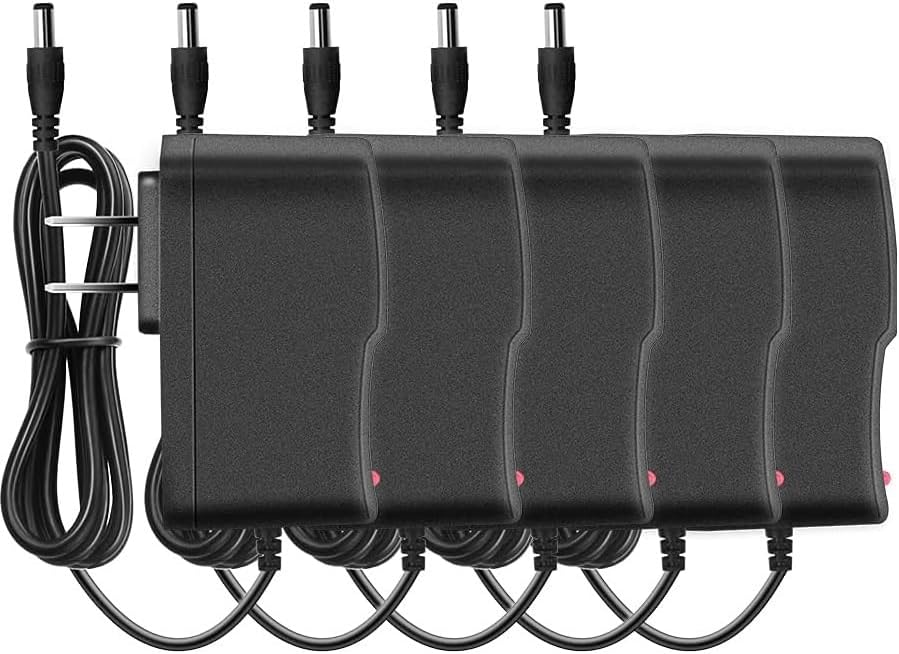 Universal 12 V 1 A DC Power Adapter for LED Strips & CCTV – Reliable 100-240 V AC to DC Converter with 5.5 mm x 2.5 mm Connector for Seamless Integration – Optimal Power Solution for Home Security and Lighting Applications