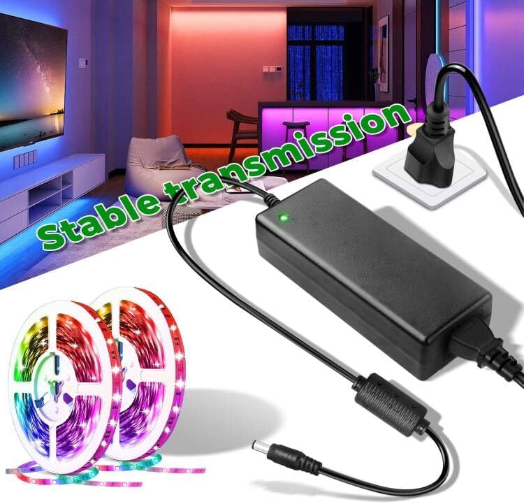 Le Tao Xing 12 V 4 A Power Supply Adapter – Reliable AC to DC Charger for LED Strip Lights & CCTV Systems | High-Efficiency 48 W Output with 5.5 mm x 2.5 mm Connector for Universal Compatibility and Rapid Power Delivery