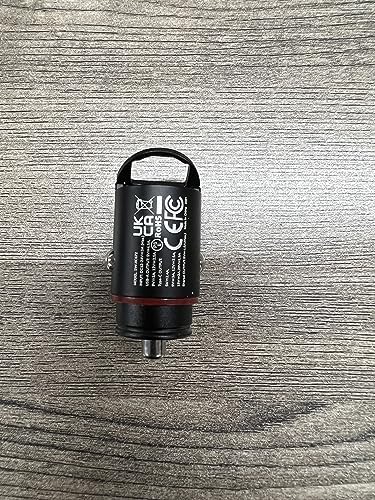 Compact USB C Car Charger by SYNCWIRE – 60 W Fast Charging Adapter with PD 30 W & QC 30 W Capabilities for i Phone 16 Pro Max, Samsung S25/S24, Google Pixel & i Pad – All-Metal Design for Ultimate Durability – Dual USB Ports for Multi-Device Charging – Essential Road Trip Accessory with LED Status Indicator