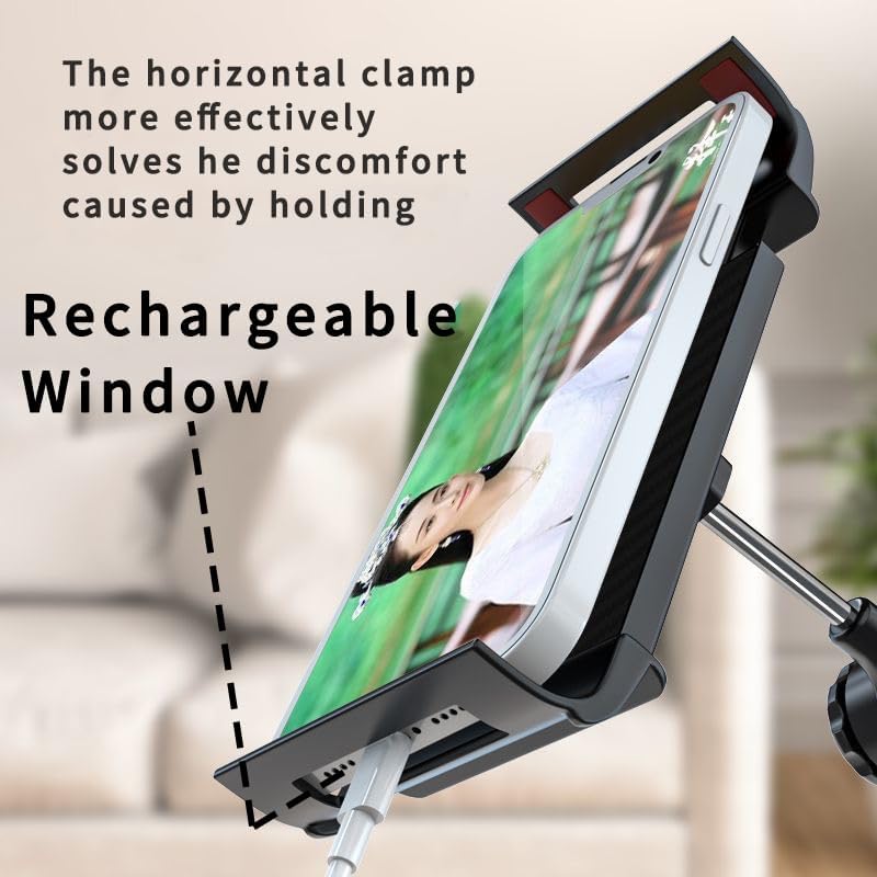 Phone Stand for Desk Flexible Arm Clamp Clip Phone Mount Bed Phone Holder Laying Down for Filming Compatible with15 Pro 14 Max/Plus or Other 4″-7″ Devices V05 – Enhanced Compatibility and Speed