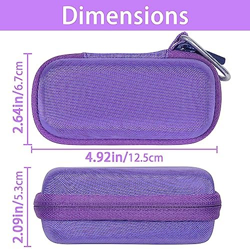 Premium co2 CREA Purple Hard Case for Anker 621 Nano Power Bank – Enhanced Shock Protection and Seamless Port Access for 5,000 m Ah Portable Charger – Ultimate Travel Companion and Stylish Accessory