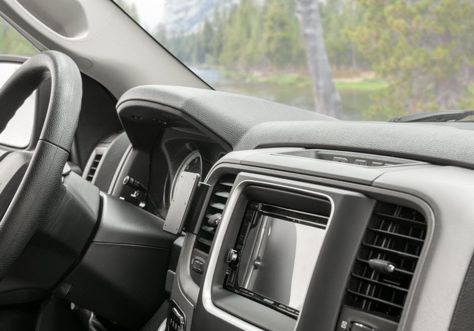 Scosche PC855158 Pro Clip Center Dash Mount for 2013-2018 Dodge Ram Trucks – Effortless Smartphone Access with Enhanced Safety Features and Easy Installation for a Streamlined Driving Experience