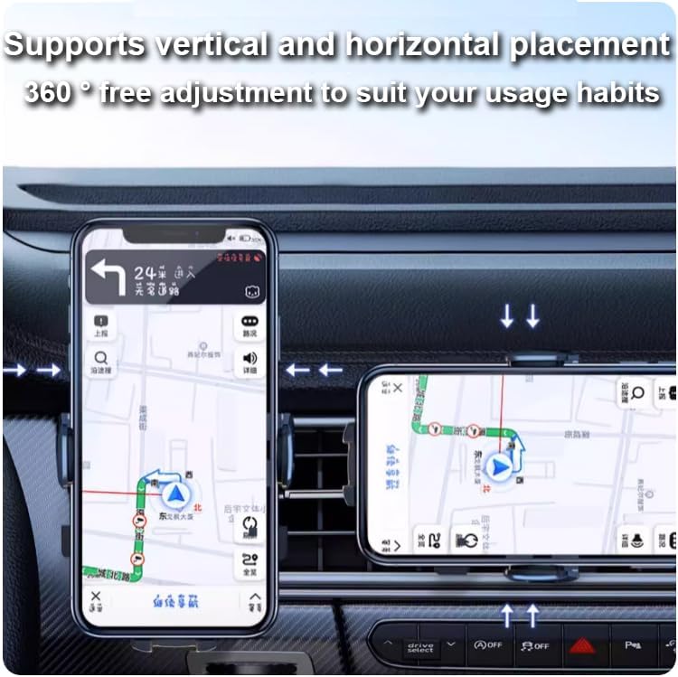 Car Phone Holder for Land Rover Range Rover Evoque Auto Accessories [Only for 2012-2019 Range Rover Evoque] [Auto Lock Hands Free Cell Phone Mount Car fits for iPhone & All Smartphones] – Enhanced Compatibility and Speed