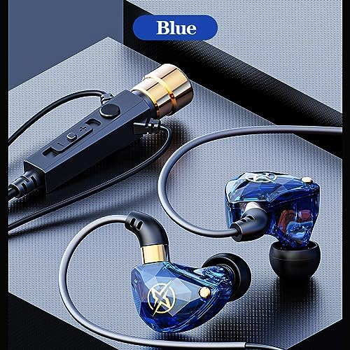 FEDAI KT-02 Wired Headphones – Premium Noise Cancelling Earphones with 3-Meter Cable for Optimal Comfort and HD Audio Experience – Perfect for Live Singing, Recording, and Streaming in Bold Red – Tailored for Creators and Audiophiles Seeking Exceptional Sound Clarity and Ergonomic Design