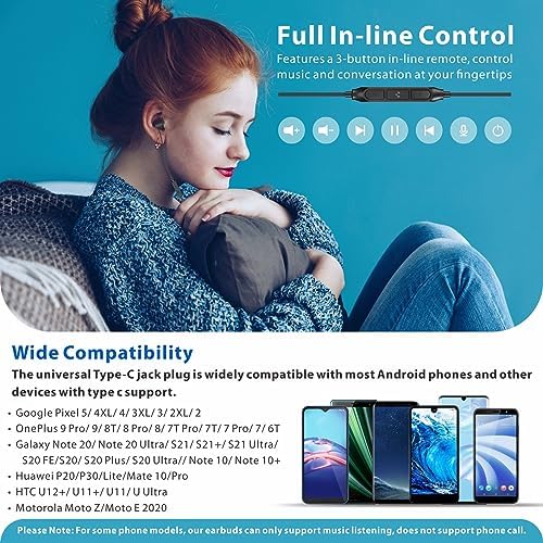 Experience Ultimate Serenity with Hearprotek Sleep Earbuds – USB-C Noise Isolation Earphones for Uninterrupted Comfort, Ideal for Relaxation, Air Travel, and Snoring Relief – Premium Silicone Tips for Perfect Fit and Enhanced Sound Quality