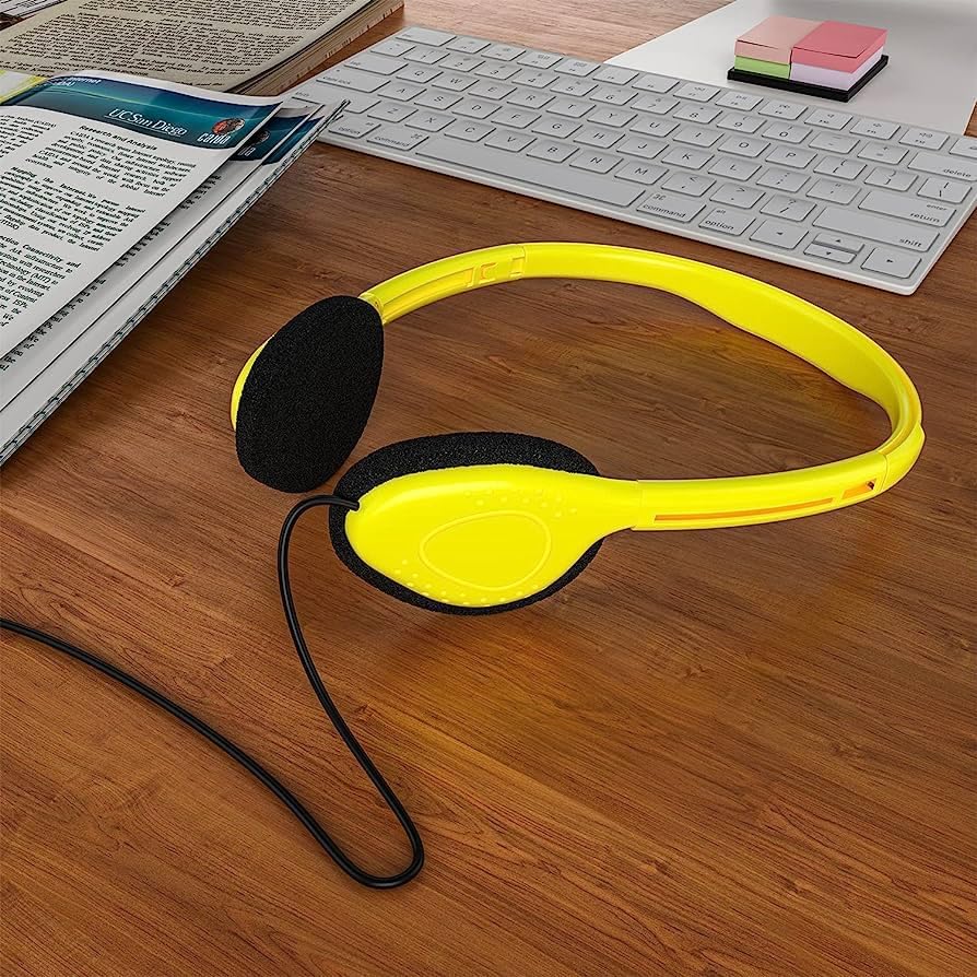 Maximize Student Focus with Maeline 30-Pack Adjustable On-Ear Headphones for Kids – Premium Sound Quality, Lightweight Comfort & Durable Design for Classrooms, Libraries, and Travel – Vibrant Multi-Colored Options, 3.5 mm Plug Compatibility, Effortless Maintenance for Young Learners