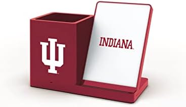 NCAA Unisex Fast Wireless Charging Stand & Desk Organizer – Stylish Multi-Device Charger for Sports Enthusiasts, Efficient Workspace Solution with Built-in Accessory Compartments